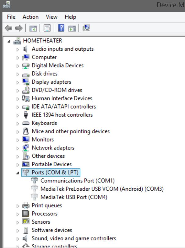 Device Manager View